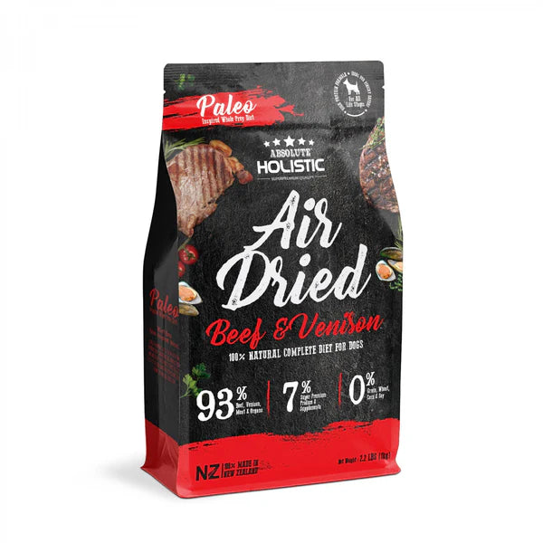 Absolute Holistic Air Dried Dog Food Beef & Venison