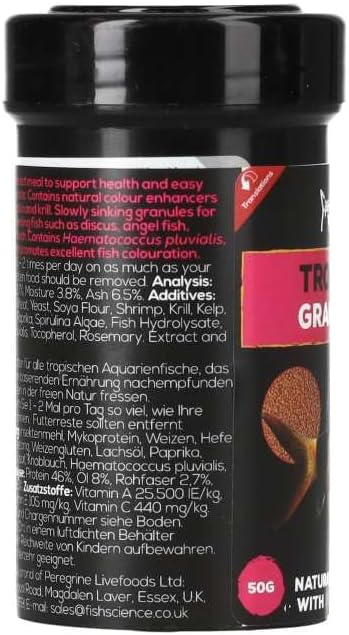 FishScience Tropical Granules Fish Food