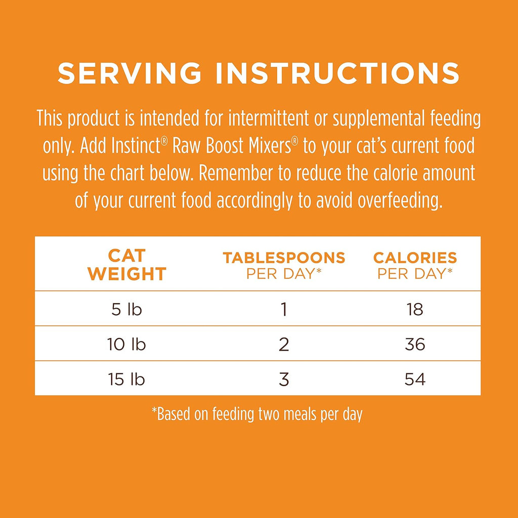 Instinct Freeze Dried Raw Boost Mixers Grain Free Digestive Health Recipe All Natural Cat Food Topper by Nature's Variety, 5.5 oz. Bag