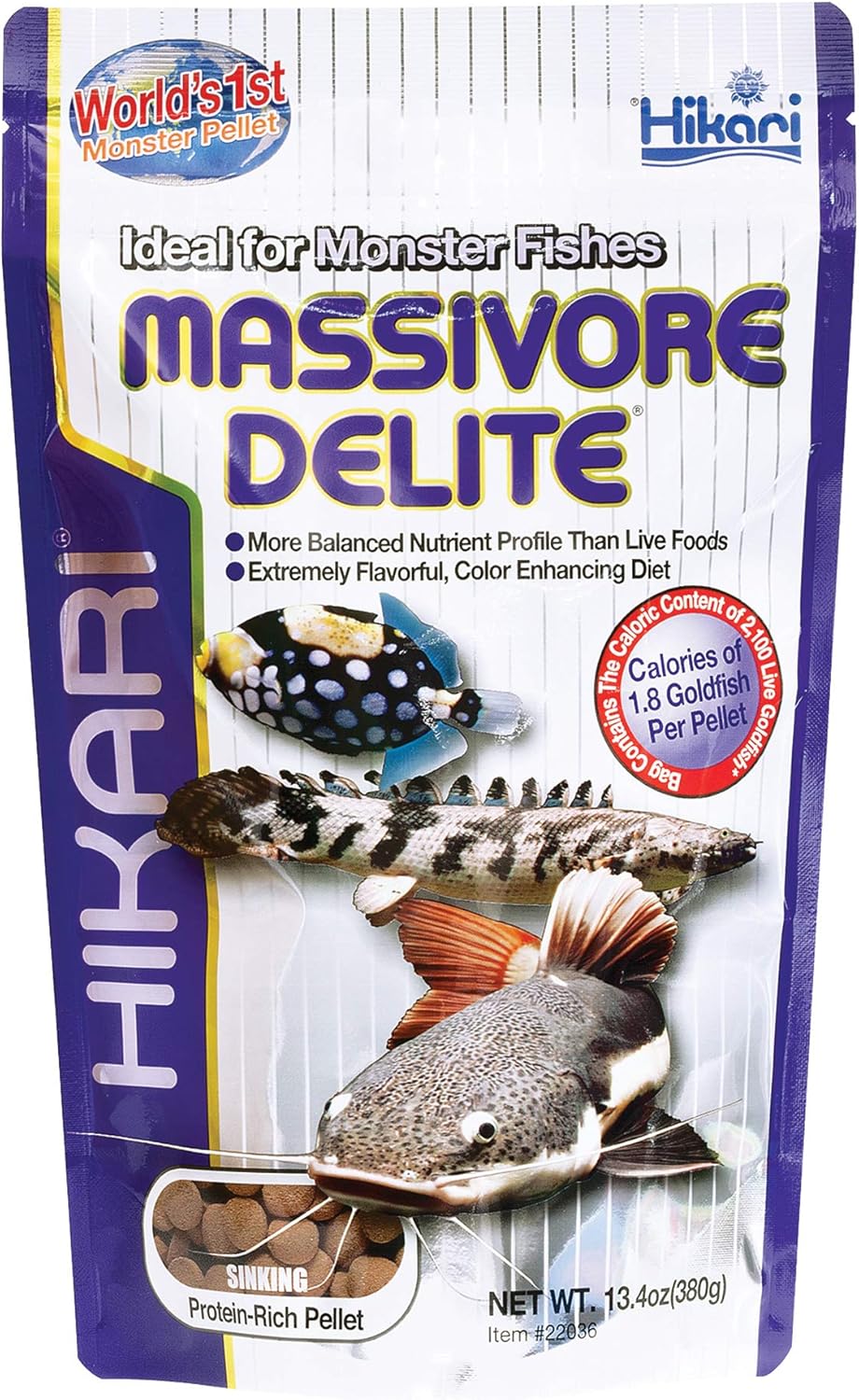 Hikari Tropical Massivore Delite Fish Food 380G