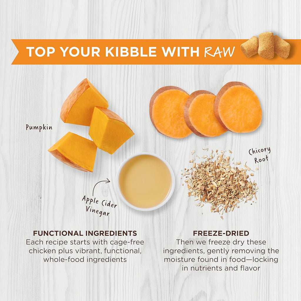 Instinct Freeze Dried Raw Boost Mixers Grain Free Digestive Health Recipe All Natural Cat Food Topper by Nature's Variety, 5.5 oz. Bag