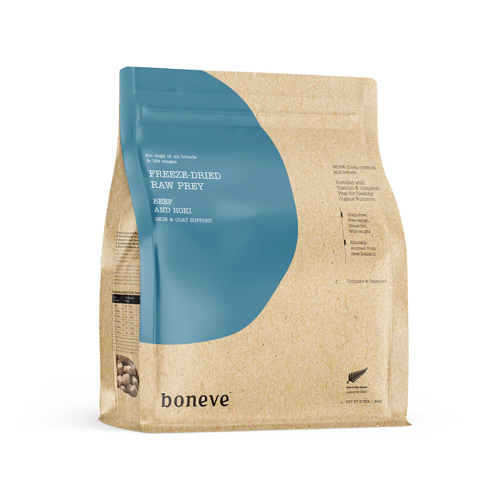 Boneve Freeze-Dried Raw Beef & Hoki Dry Dog Food