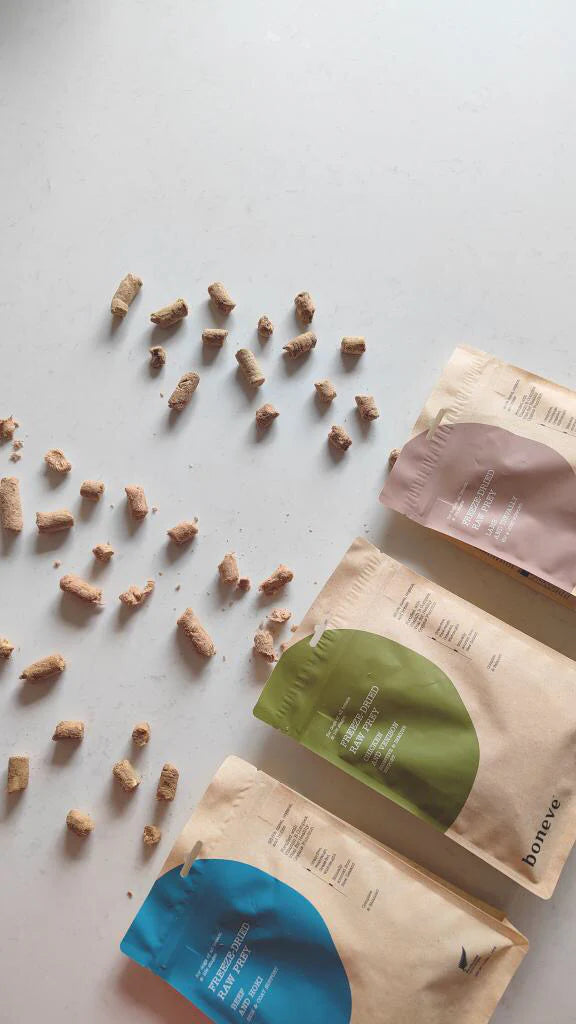 Boneve Freeze-Dried Raw Prey Mackerel & Lamb Dry Cat Food