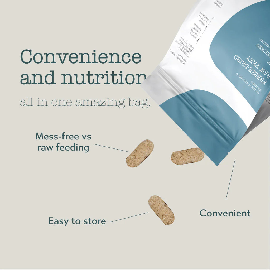 Boneve Freeze-Dried Raw Prey Mackerel & Lamb Dry Cat Food