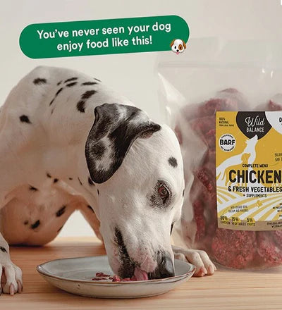 Wild Balance Complete BARF Menu Chicken Raw Food for Dogs